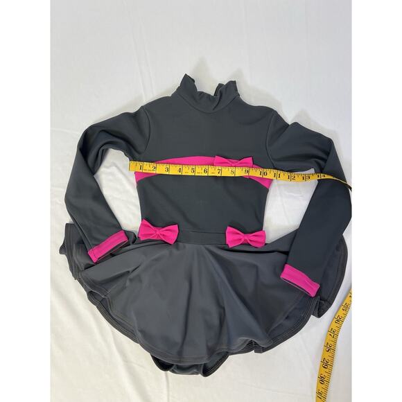 NWOT Figure Skating Fleece Lined Dress Ice Dance Competition Practice Size 6 - Picture 9 of 13